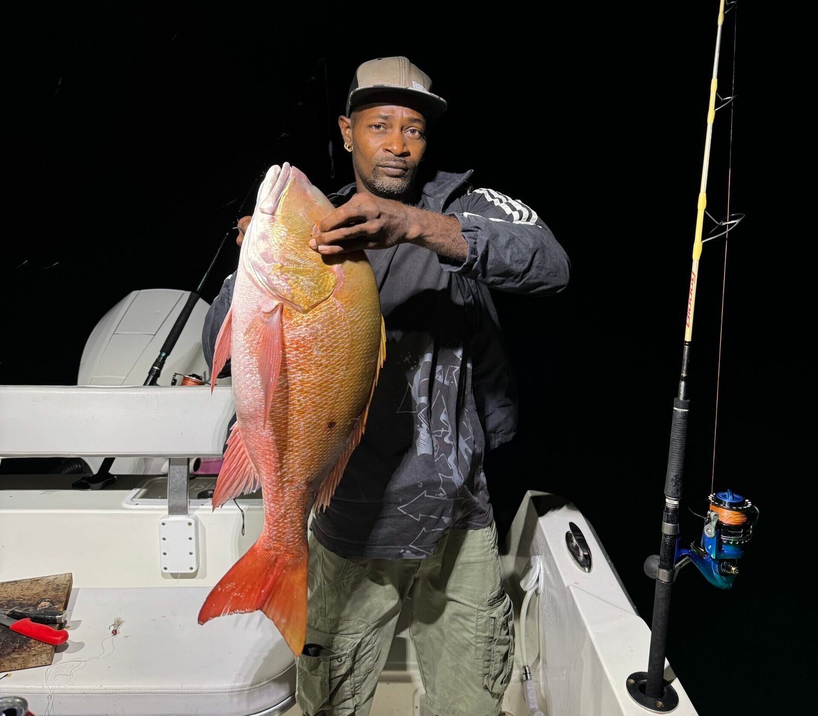 Vivaneau pêché lors d'une sortie côtière en Martinique